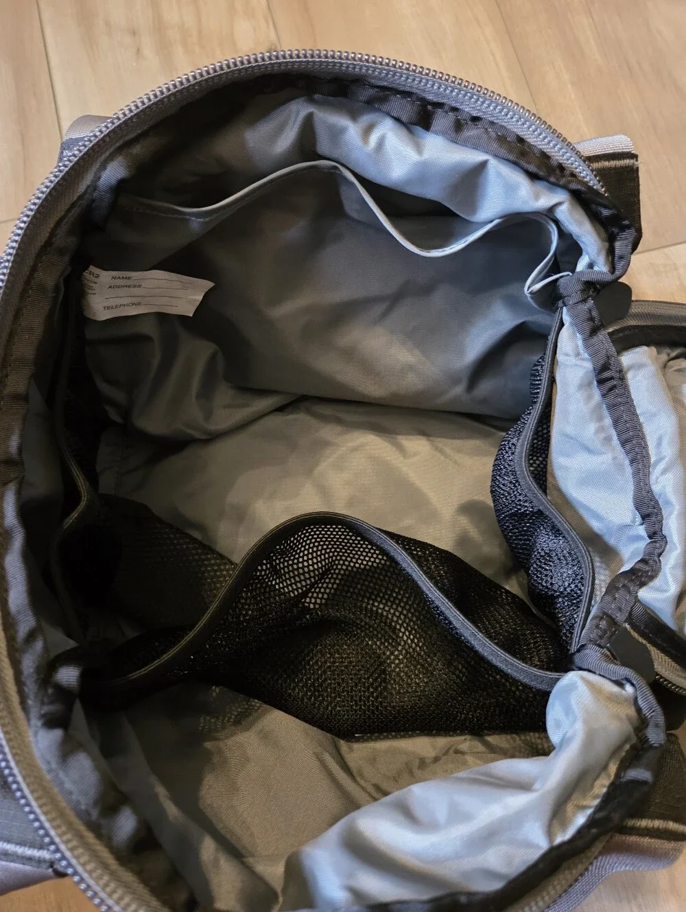 L.L. Bean Black and Gray Crossbody Messenger Bag